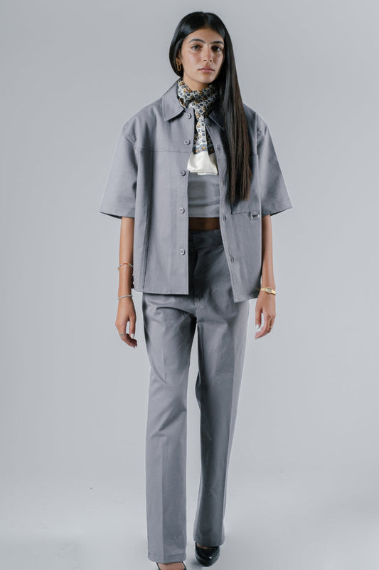 Crafted Shirt - Steel Grey 103