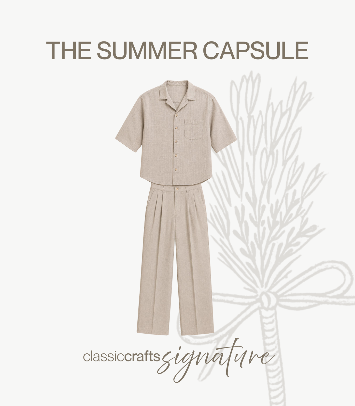Classic Linen Set - Beige