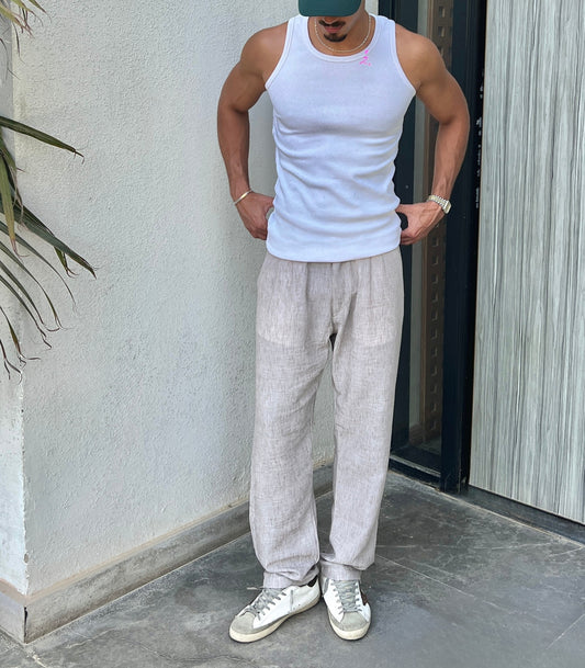 CLASSIC LINEN TROUSERS 203