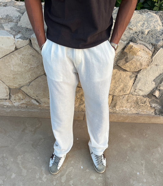 CLASSIC LINEN TROUSERS 202