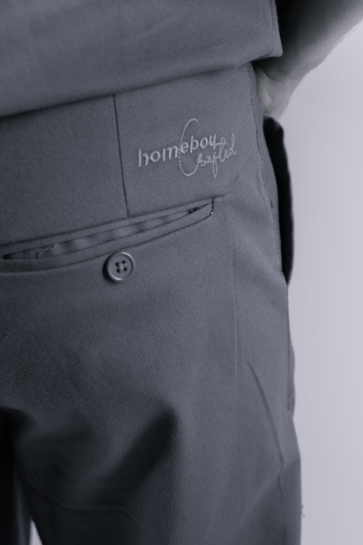 Crafted Trousers - Steel Grey 203