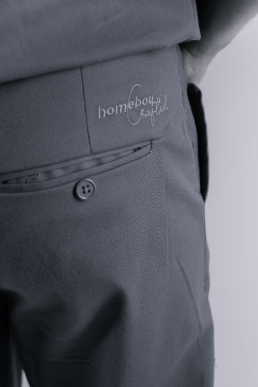 Crafted Trousers - Steel Grey 203