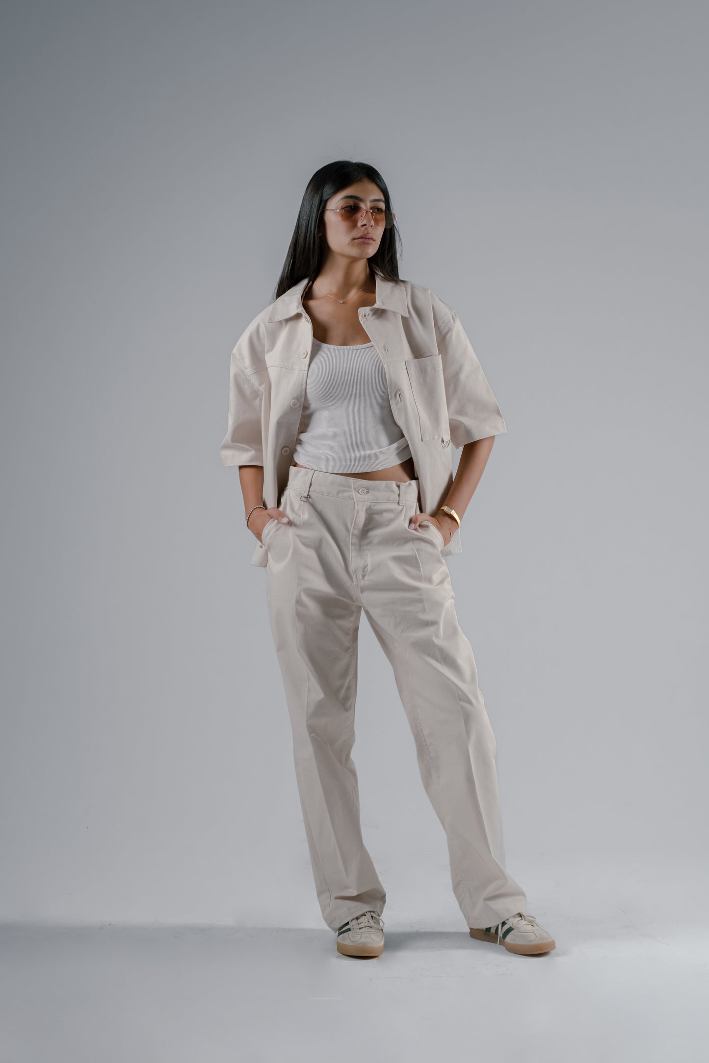 Crafted Trousers - Creme 202