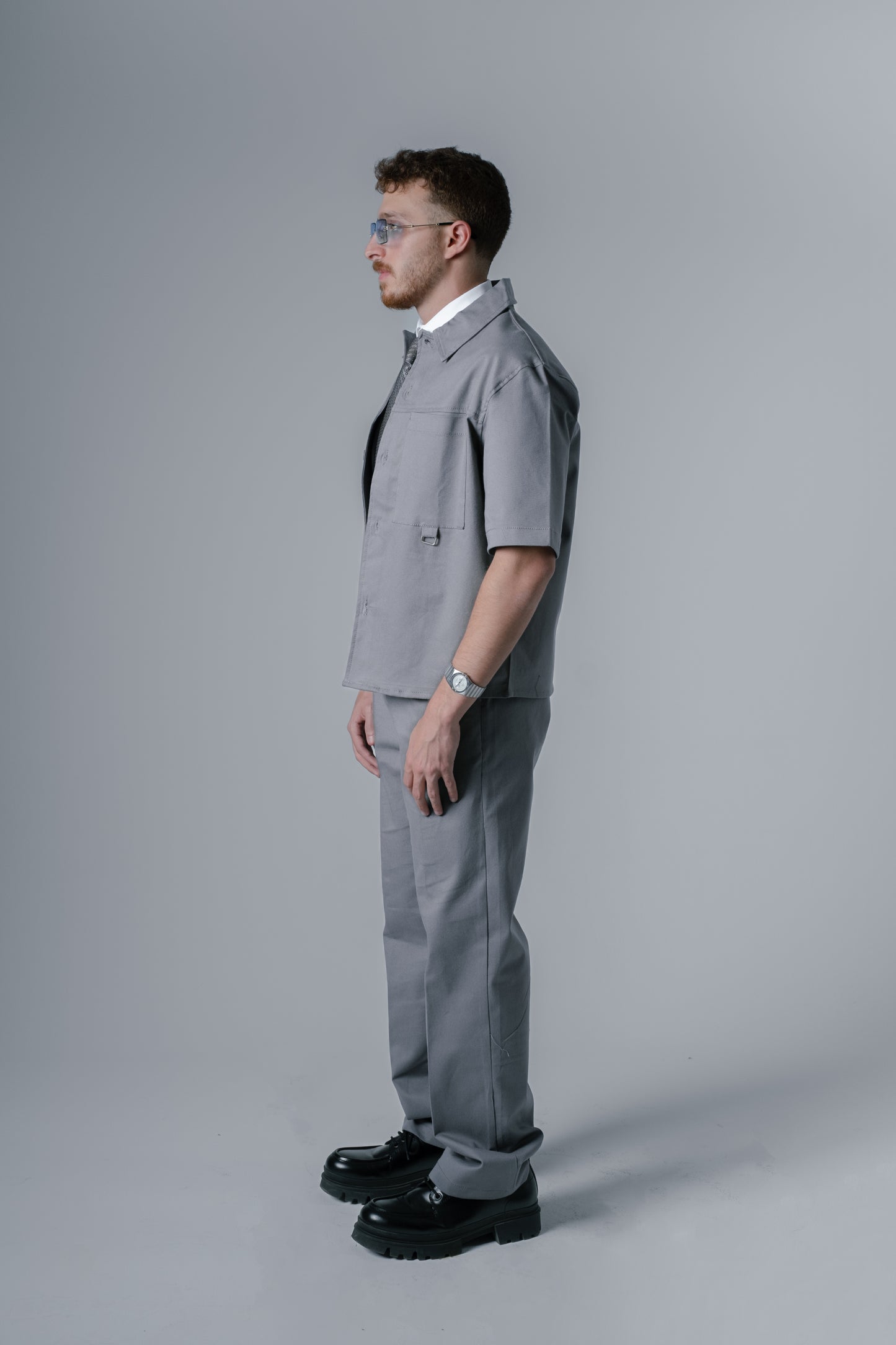 Crafted Shirt - Steel Grey 103