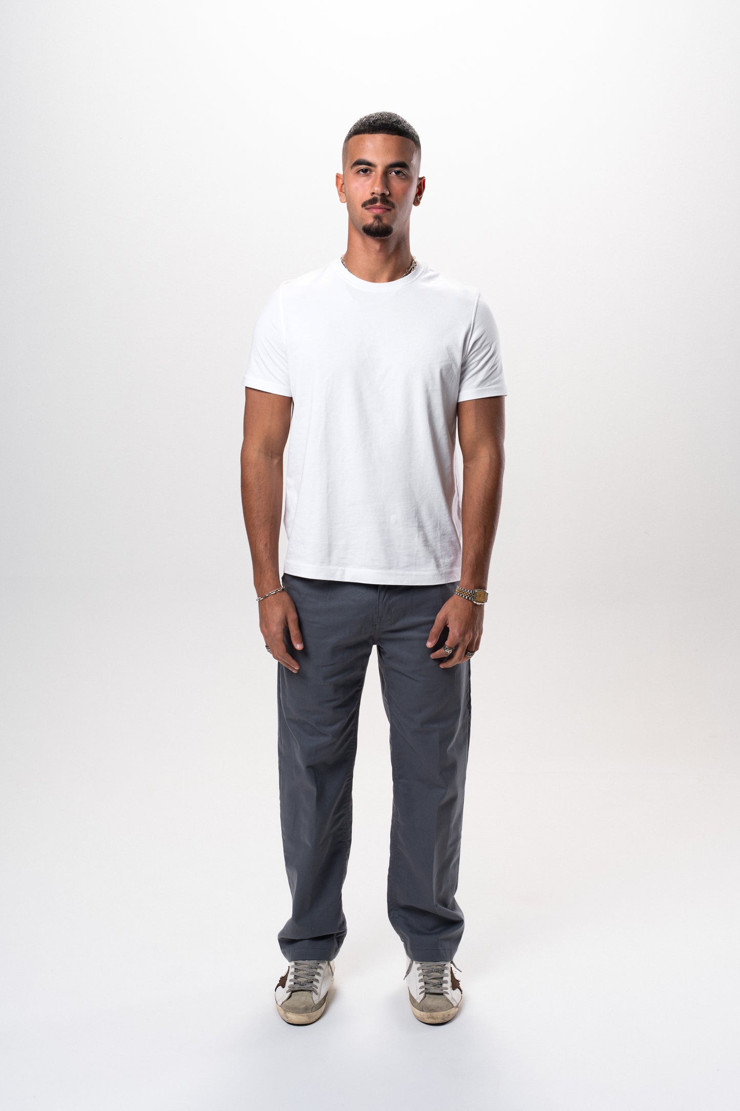 Crafted Trousers - Steel Grey 203