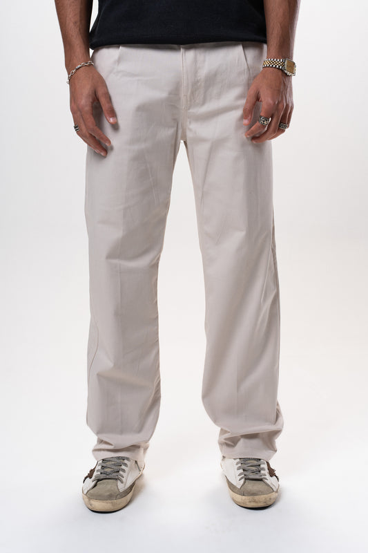 Crafted Trousers - Creme 202