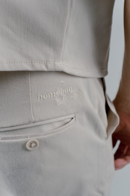 Crafted Trousers - Creme 202